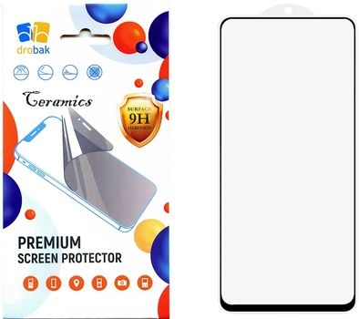 Защитная пленка для смартфона Xiaomi 14T/Xiaomi 14T Pro/Poco M6 4G/Poco F5 Drobak Ceramics Black (595970)