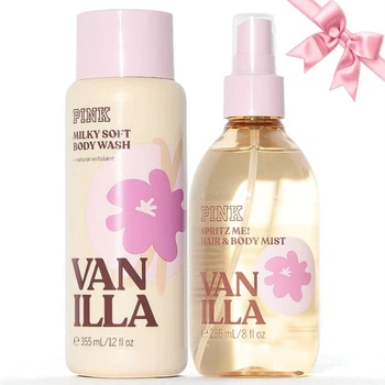 Набір Victoria's Secret & Pink VANILLA Body Wash + Hair & Body Mist (902/459)