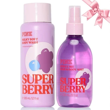 Набір Victoria's Secret & Pink SUPER BERRY Body Wash + Hair & Body Mist (901/457)