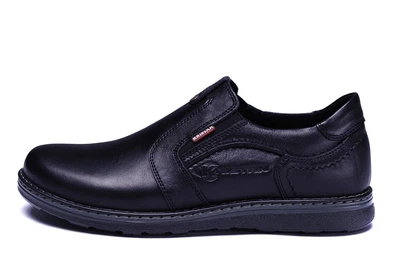 Мужские туфли Kristan black old school 44 29 см Черные