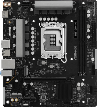 Płyta główna ASRock H810M-H WiFi (LGA1851, H810, PCI-Ex16)