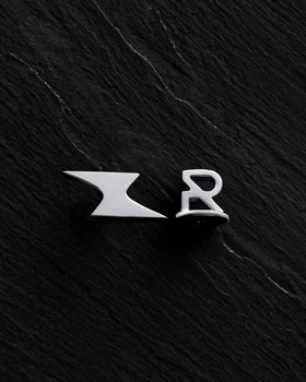 Моносерьга LIGHTNING (белое золото) Reytel 69042265