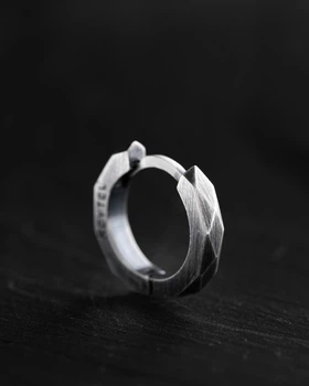 Серебряная серьга - кольцо FLASH Reytel 1194722
