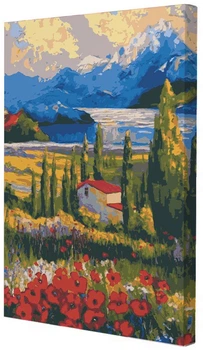 Картина по номерам Riviera Blanca Дальние горы 28x40 см (RB-0688) (4820666001113)