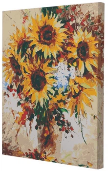 Картина по номерам Riviera Blanca Абстрактные подсолнухи 40x50 см (RB-0513) (4829100550002)
