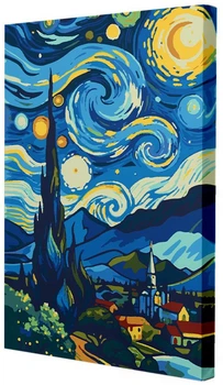 Картина по номерам Riviera Blanca The Starry Night 28x40 см (RB-1115)