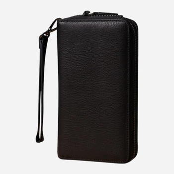 Кошелек мужской кожаный для карточек Vintage leather-23063 Черный