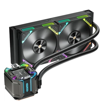 Система водяного охлаждения с IPS-дисплеем 1stPlayer X-240 Black (X-240-BK)