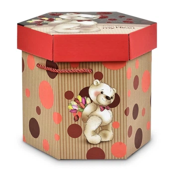 Коробка подарочная картонная "From the Heart" 21*22,5см Home R94906-S