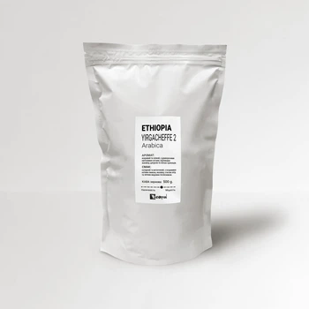 Свежеобжаренный кофе в зернах ETHIOPIA YIRGACHEFFE 2 ИРГАЧЕФФ Эфиопия арабика 500 г
