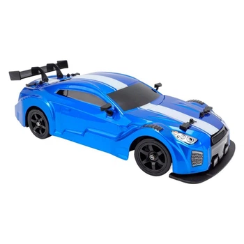 Машинка для дрифта полноприводная на радиоуправлении 1:16 со светом и дымом Royal Blue