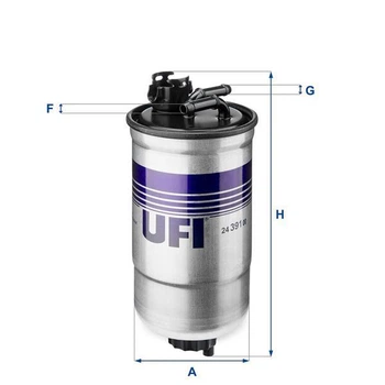 Фільтр паливний Ufi 24.391.00
