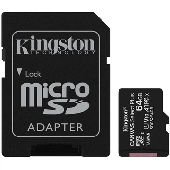 Карта пам & apos;яті KIngston 64Gb Canvas Select Plus A1 Black