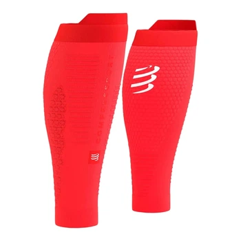 Гетры компрессионные Compressport R2 3.0, Fluo Red/White Refl, T4