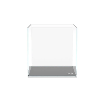 Акваріум для риб і креветок AquaLighter aGlass Nano 10 л куб 22×22×22 см зі надпрозорого скла Optiwhite, покривне скло та підкладка, арт. 0397