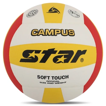 Мяч волейбольный клееный PU STAR CAMPUS VB4075C-34_Белый-желтый