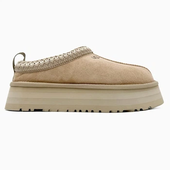 Жіночі уггі Тазз Сліппер Ультра Міні Платформа Бежеві Ugg Tazz Platform Beige (38, бежевий)