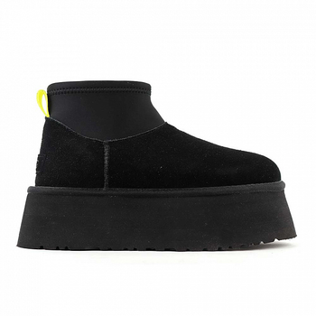 Жіночі уггі Платформа Міні Діппер Чорні UGG Platform Classic Mini Dipper black (39, чорний)