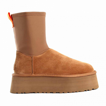 Жіночі уггі Платформа Діппер Помаранчеві UGG Platform Classic Dipper Chestnut Boots (40, помаранчевий)