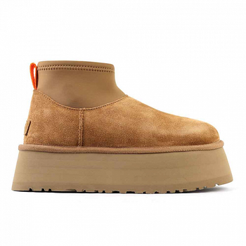 Жіночі уггі Платформа Міні Діппер Помаранчеві UGG Platform Classic Mini Dipper Chestnut (36, помаранчевий)