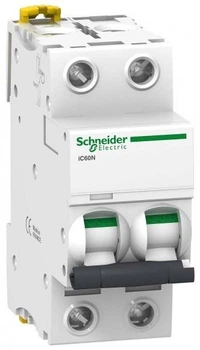 Автоматичний вимикач iC60N 2P 10A C Schneider Electric A9F79210