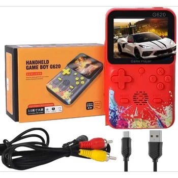 Портативная игровая консоль ретро гейминг приставка 500 игр в 1 Handheld Game Boy G 620 8915 красный