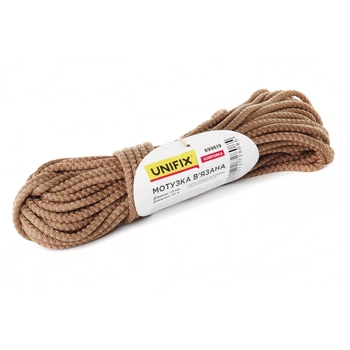 Веревка вязаная 8мм, 20м ковровка UNIFIX (699619)