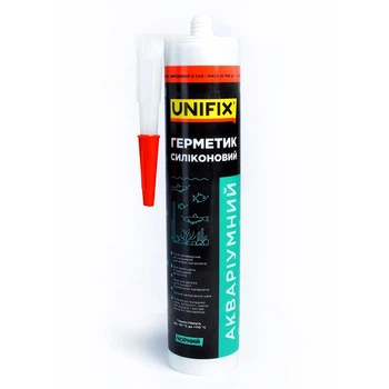 Герметик силиконовый аквариумный UNIFIX (черный) 280 мл (951269)