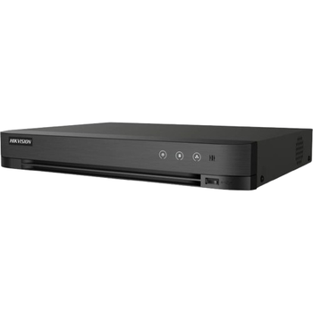Видеорегистратор 4-канальный Hikvision iDS-7204HTHI-M1/XT, 4-канальный 8MP до 12 Тб AcuSense, Черный
