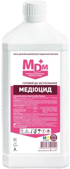 Средство дезинфекционное для медицинских изделий MDM Медиоцид 1 л (MED014096)