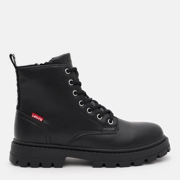Подростковые демисезонные ботинки для девочки Levi`s Pasadena VPHR0002S-0003 36 Черные (4894873717013)