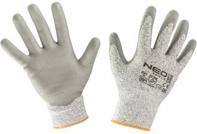 Робочі рукавички NEO Tools з PU-покриттям 4X43D 10" 97-609-10 (5907558447958)