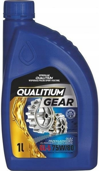 Трансмісійна олива Qualitium Gear 75W80 GL-5 1 л 5906749637406)