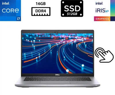 Ноутбук Dell Latitude 5420 14” IPS Touch 1920x1080 Core i7-1185G7 3.00GHz 16GB DDR4 SSD 512GB Intel Iris Xe Graphics Камера (D5420R16S512A) Б/У