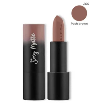 Помада для губ Parisa Cosmetics Stay Matte L-08 тон №205 Posh brown