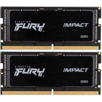 Модуль памяти SO-DIMM DDR5 2x32GB/5600 Kingston Fury Impact (KF556S40IBK2-64)