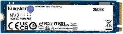 Накопитель SSD 250GB M.2 NVMe Kingston NV2 M.2 2280 PCIe Gen4.0 x4 (SNV2S/250G)