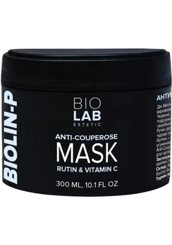 Антикуперозная маска с рутином и витамином C Anti-couperose Mask Biolab Estetic 300 мл