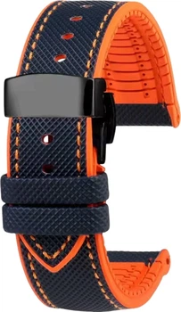Водонепроницаемый Ремешок Jettda (20 мм) Blue Orange (33114-73)