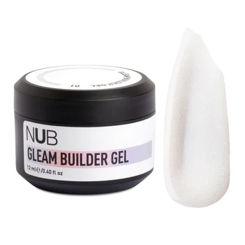 Гель моделирующий для ногтей NUB Gleam Builder Gel №01 12 мл