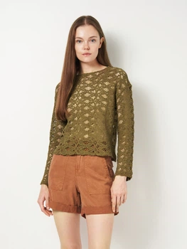 Лонгслив длинный женский Primark 3637006 XS Темно-зеленый (KAY2000001654019)