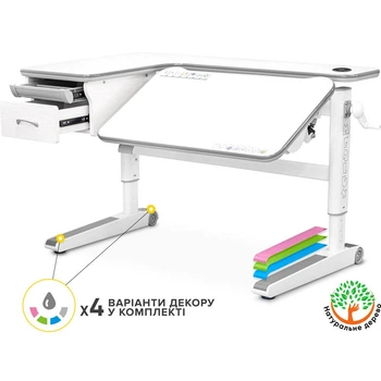 Дитячий стіл Mealux Woodville Multicolor W Energy (BD-850 W/MC Energy)