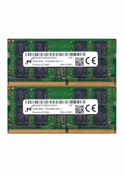Оперативная память для ноутбука Micron DDR4 32GB (2x16GB) 2666MHz SO-DIMM 2Rx8 PC4-2666V (MTA16ATF2G64HZ-2G6H1)