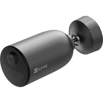 Камера відеоспостереження з мікрофоном та динаміками Ezviz CS-EB3 (2K,4GA), IP65, Micro SD до 512ГБ, Чорний