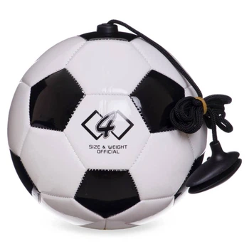 Футбольный мяч Zelart Training Ball 4 Чорно-білий FB-6883-4