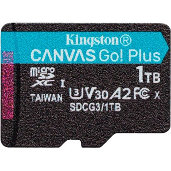 Карта пам'яті Kingston 1TB microSDXC 10 UHS-I U3 V30 A2 Canvas Go Plus G4 (SDCG4/1TBSP)
