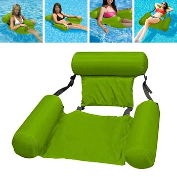 Надувний складальний плавальний стіл BPS Swimming Pool Float Chair Пляжний водний гамак надувне крісло