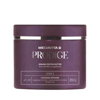 Герметизирующий протеиновый баттер для защиты кутикулы волос STEP 2 Medavita Prodige Sealing Protein Butter