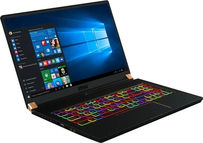 Игровой ноутбук MSI GS75 Stealth 17.3" Full HD 144 Ghz Intel Core i7-8750H (2.20-4.10 ГГц) GeForce RTX 2070 Max-Q 8ГБ RAM 16 ГБ 1 ТB SSD - Б/У