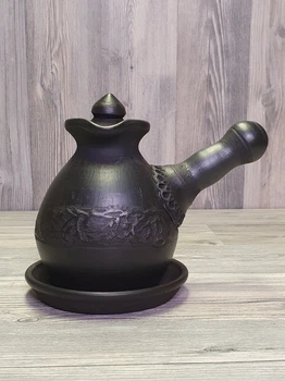 Турка из чёрной глины, 0,4 л